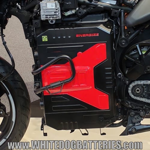 F77 side view of battery