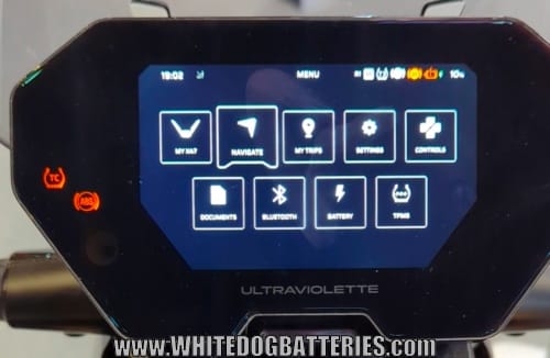 F77 digital clock layout